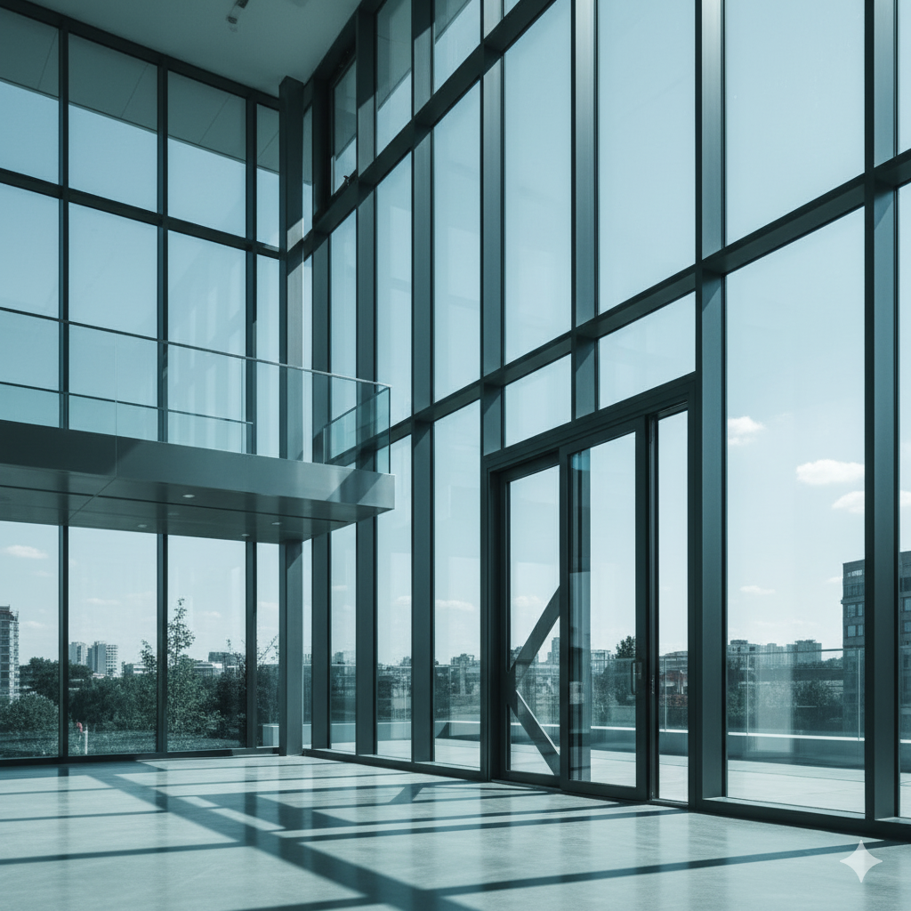 Skilled Workers in Aluminum Workshop